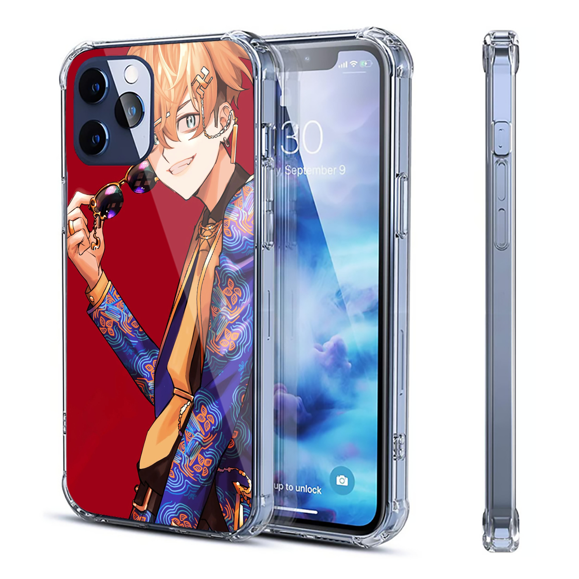（画像用） 東京リベンジャーズ Tokyo Revengers 【iPhone 12シリーズ対応】透明スマホケース（クリアソフトケース）
